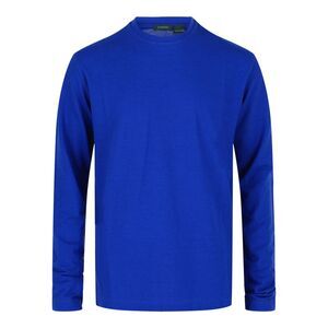 Slowear Zanone Long-Sleeve Crew-Neck T-Shirt Blue Mens